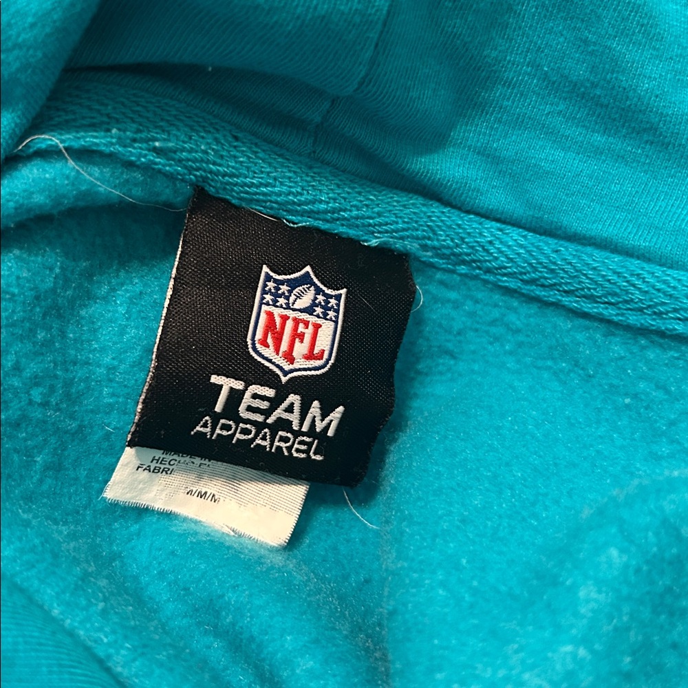 NFL Team Apparel Teal Miami Dolphins Hoodie - Picture 6 of 6
